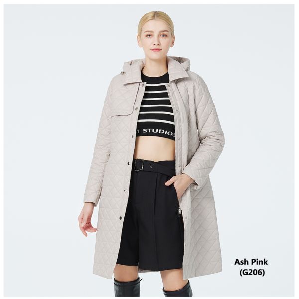 Medium and long spring quilted jacket suitable early spring wear trenchcoat designattractive and inclusive,