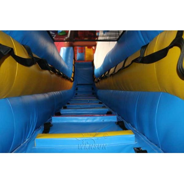 Water Resistant Massive Inflatable Dry Slide Shark Themed 12x4x6.5m