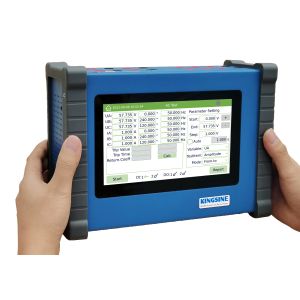 KFA300 Mini Handheld Protection Relay Tester clear display for outdoor