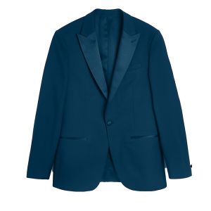 Big Tall Men'S Stylish 2PCS Black Designer Tuxedo For Men