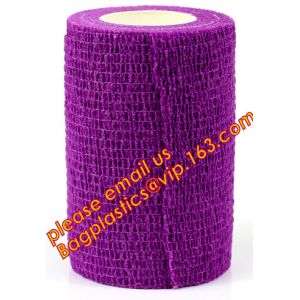 Medical customized color pop bandage china cheap cohesive flexible bandage,