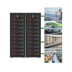 High Voltage 15kwh-750kwh Lithium Iron Battery Pack Lifepo4 51.2v 100Ah Rack
