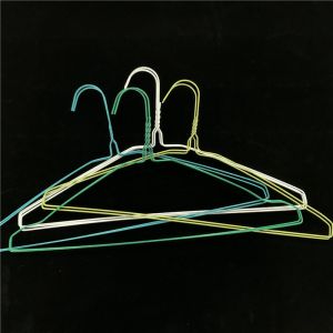 2.3mm Laundry White Wire Hangers Low Carbon Metal Material 500PCS Per Box