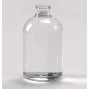 100ml A Clear Molded Glass Vial USP Type II With 20mm Neck