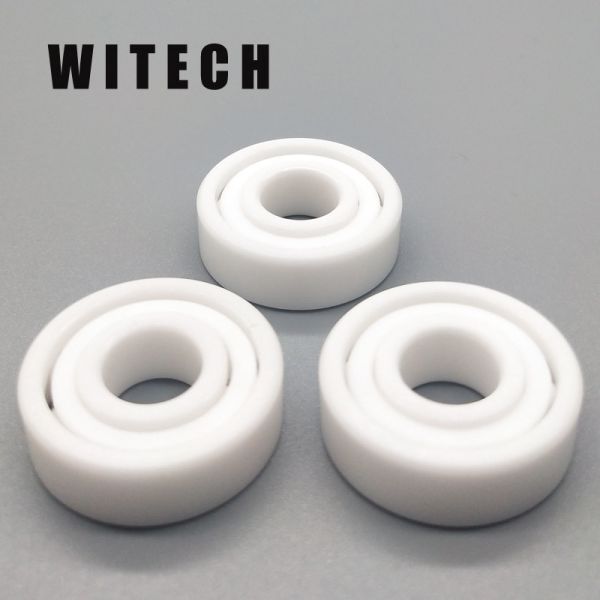 White ZrO2 7007 Angular Contact Roller Bearing