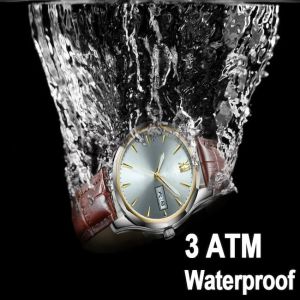 40mm Dial Diameter Waterproof Quartz Watch Casual Style Men Quartz Watch
