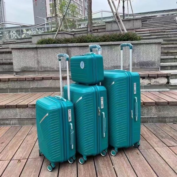Quality Practical Lightweight PP Trolley Case , School Travel Polypropylene Suitcase wholesale