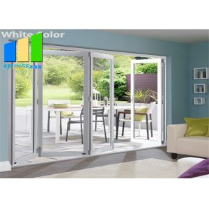 Balcony Aluminium Frame Tempered Bifold Sliding Glass Door And Windows