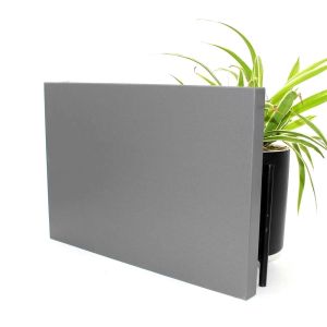 China Matte grey PET Laminated MDF Panels 730kgs/Cbm Density on sale