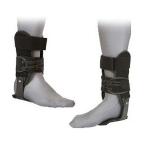 China Ankle Protection Sprain Support Active Ankle Brace Rigid Ankle Stabilizer With Strap on sale