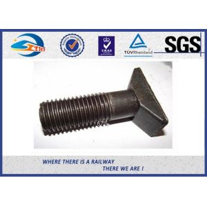 Q235 5.6 8.8 Class HS26 / HS32 Railway Bolt Plain Railroad Bolts