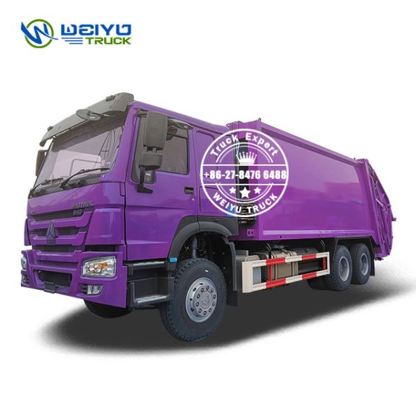 Quality Right Hand Driving HOWO 340HP 18000liters 6*4 Compactor Garbage Rear Loader Truck wholesale