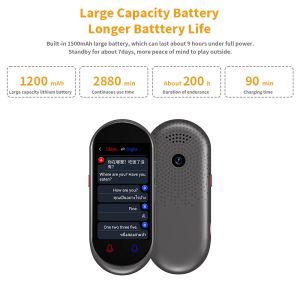 Two Way Language Audio Language Translator Speech Translator Device For Business