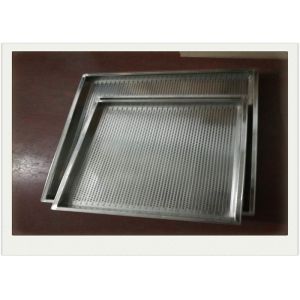 304 Stainless Steel Wire Mesh Tray With Rectangular For Filtering