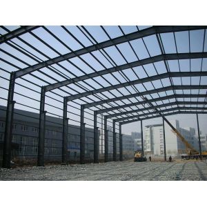 China Portal Steel Frame Astm Large Metal Warehouse Construction on sale