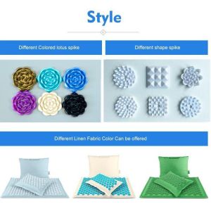 Coconut inner Pure Cotton Acupressure Mat and Pillow Set