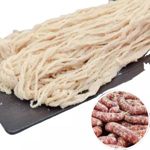 China Ham Type 20/22mm Natural Salted Sheep Casing High Elasticity on sale