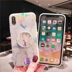 Iphone Xs Max TPU laser mable case with holder, Iphone XR protective TPU case,