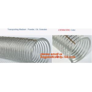 Transparent PVC Spiral Steel Wire Reinforced Pipe Floating Dredge Hose