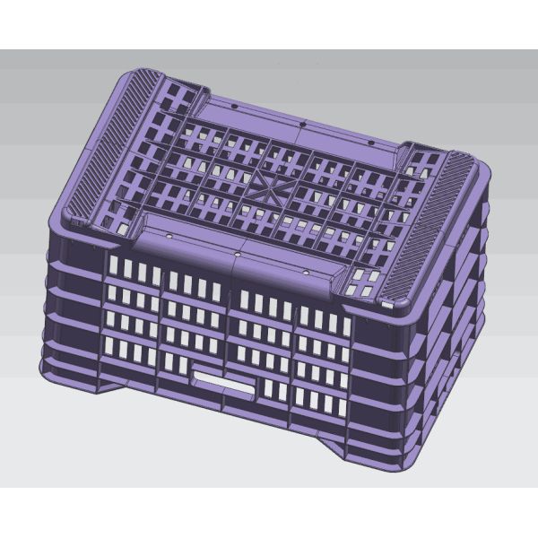 Quality Fruit Crate Plastic Injection Mould Auto Drop Cold Runner for Lybia wholesale