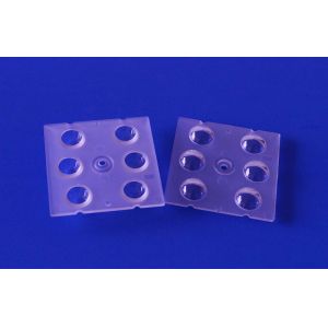 6 LED 5050SMD PC LED Lens Array 90 degree High bay light multi lens array