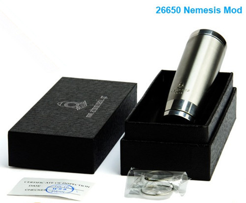 Quality Wholesale newest and luxury mod ecig mod 26650 ecig vaporizer nemesis mod new e-cig 2014 wholesale