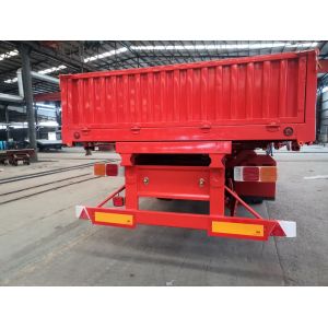 I Beam Side Drop Semi Trailer Truck 12500x2500x1500 Mm