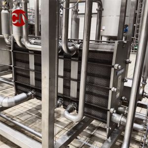 1000L/H Full Automatic Plate Milk Pasteurizer Machine with Heat Sterilization