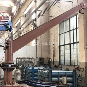 Cheap 1.5t 2.7m Small Stiff Boom Davit Crane For Boat for sale