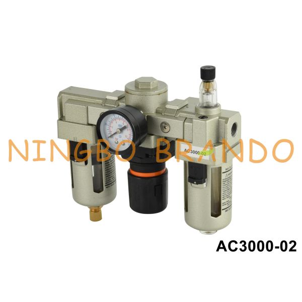Quality AC3000-02 1/4'' SMC Pneumatic Filter Regulator Lubricator wholesale