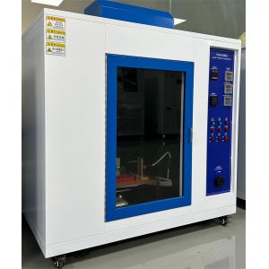 Keystroke Rubber Test Chamber Glow Wire Combusting Vertical Flammability Tester