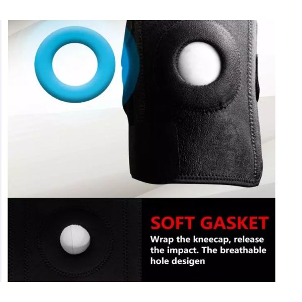 Soft Sponge Adjustable Athletic Knee Brace For Sports Safety Protection