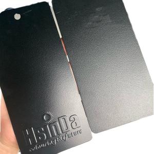 China Fine Black Texture Polyester TGIC Powder Coating on sale