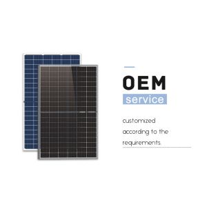 Mono Black BIPV Solar Panels Half Cells Bifacial Module