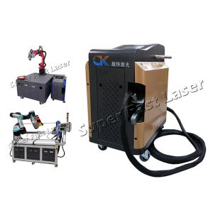 China Metal Grease Laser Cleaning System Injection Molding Laser Cleaning Equipment on sale