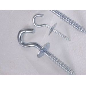 Machinery Metal Screw Hooks With Tempering / Hardening Heat Treatment