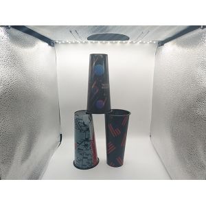 Cheap 16Oz Plastic Coffee Cups Plastic Packing Reusable With Custom Printed for sale