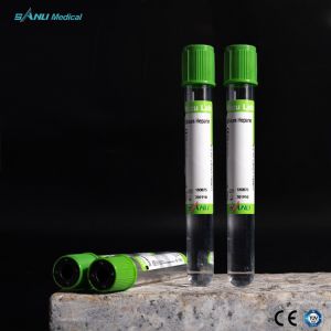 Cheap Blood Collection Green Top Heparin Tube Coated Spray Dried Lithium Heparin for sale