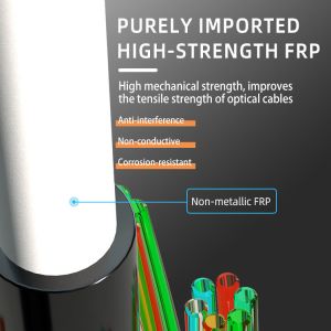 ADSS 80m 100m 120m 200m Span Aerial Fiber Cable G652D G657A1 G657A2