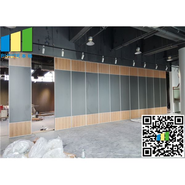 Star Hotel Luxury Movable Partition Walls Fabric Sliding Panel Acoustic Wall