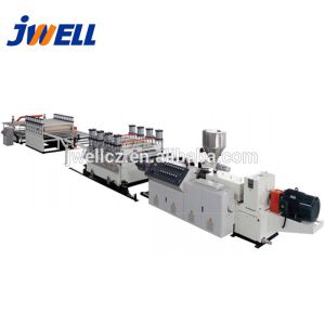 Jwell PVC Foam Advertising Board Extrusion Line
