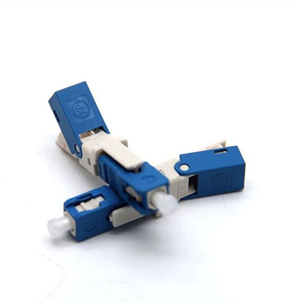 Quality fast connector sc upc high quality waterproof LC PC fiber optic fast connector, FTTH SM LC optic quick assembly fast connector wholesale