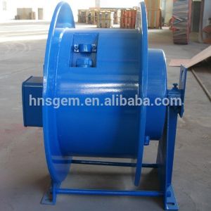 Electric Gantry Crane Spring Loaded Cable Reel , Spring Loaded Cable Spool