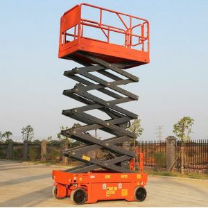 10m Battery Driven Self Propelled Electric Scissor Lift