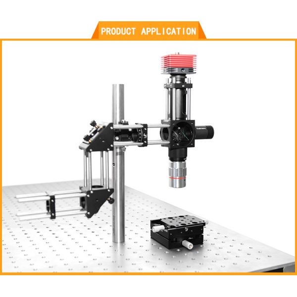 Double Knob Adjustment Swallowtail Motorized Linear Stage Travel ± 12.5mm