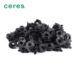 Black Double Ear Nozzle 7X12.22X7X1X7X8