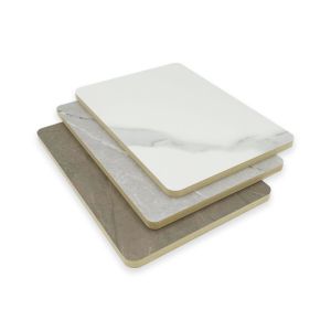 Cheap Glossy Marble Bamboo Charcoal Board Veneer Wall Panel Carbon Crystal Plate for Gym for sale