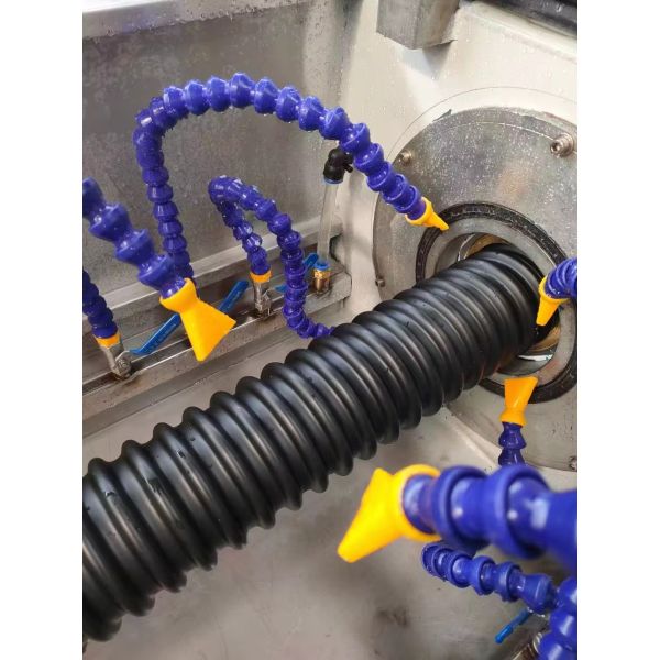 PE Winding Carbon Spiral Pipe Extrusion Line HDPE Prestressed Pipe Extruder