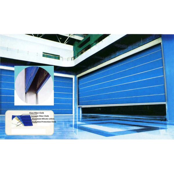 Quality 4.8m/Min 3m Height Double Track Fireproof Garage Door wholesale