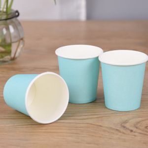 2.5oz 6oz Ripple Wall Recyclable Paper Cups Custom Logo